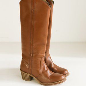 Vintage Frye American Classics Tall Brown Leather